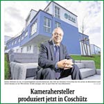 Kamerahersteller produziert jetzt in Coschütz, Sächsische Zeitung, 18.10.2013