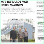 Mit Infrarot vor Feuer warnen, Sächsische Zeitung, November 2013