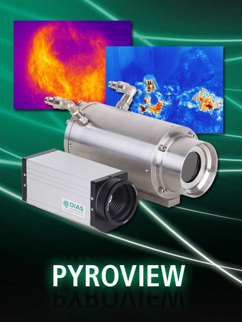 Wärmebildkamera PYROVIEW von DIAS Infrared für Industrie, Forschung und Entwicklung